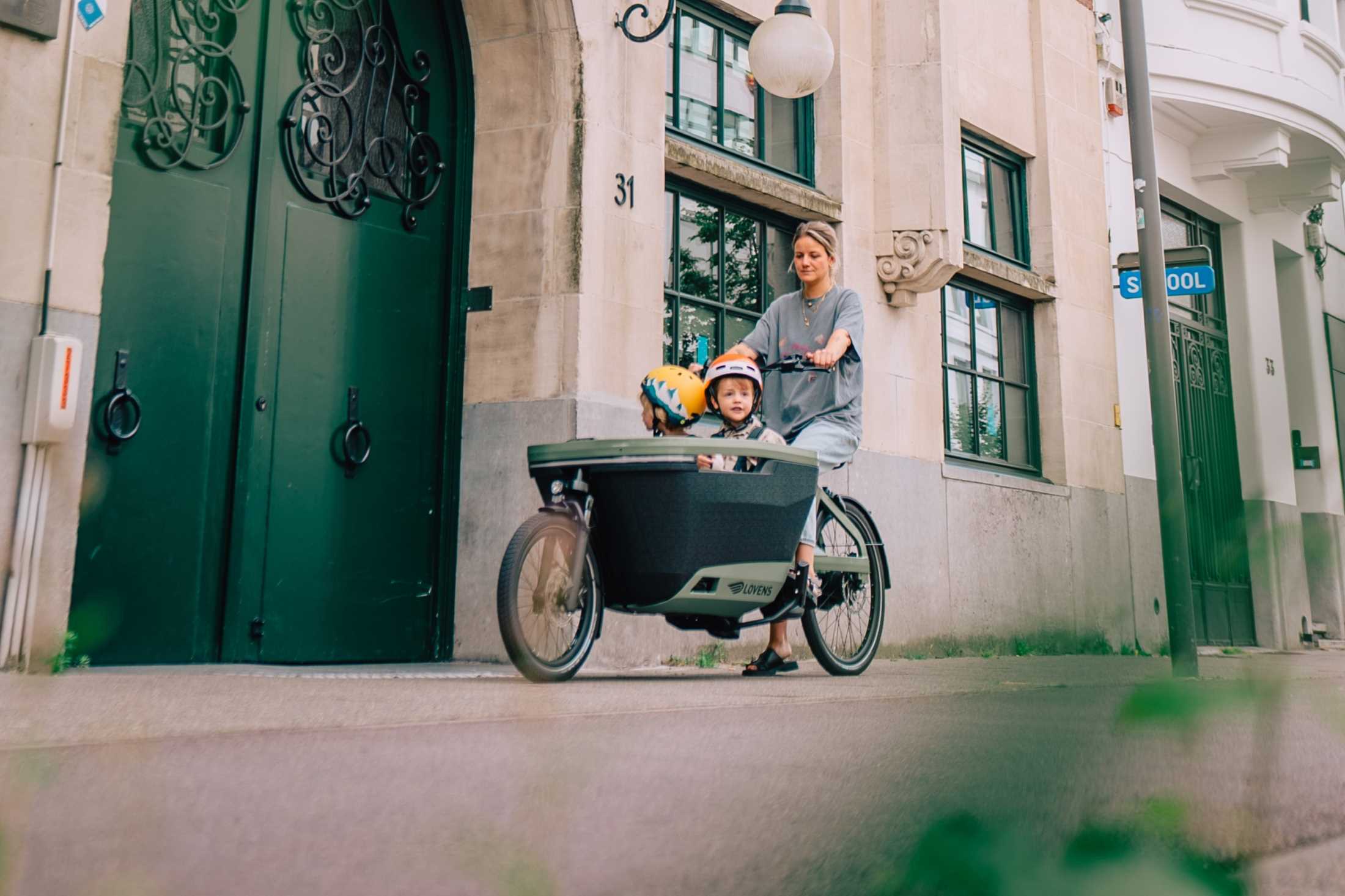 Lovens elektrische cargo bike