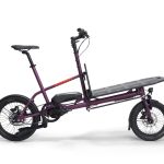 Yoonit Electric burgundy bakfiets