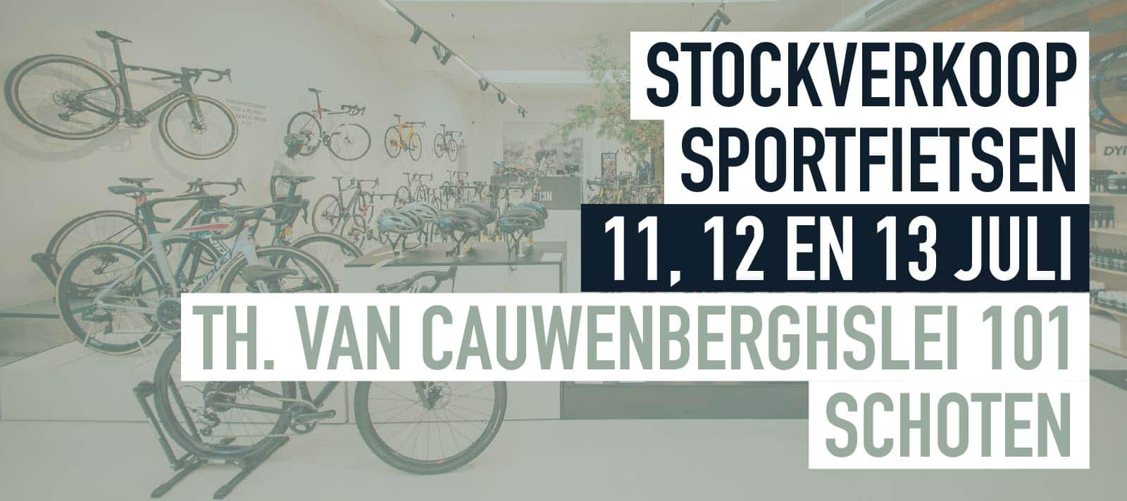 stockverkoop fietsenwinkel Antwerpen