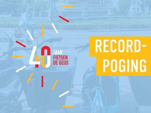 Fietsen De Geus nodigt Antwerpse bakfietsers uit om mee te doen met recordpoging