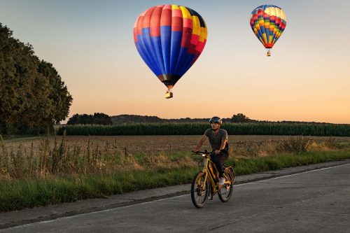 Test een Ellio speed pedelec en maak kans op een gratis ballonvaart voor 2 personen